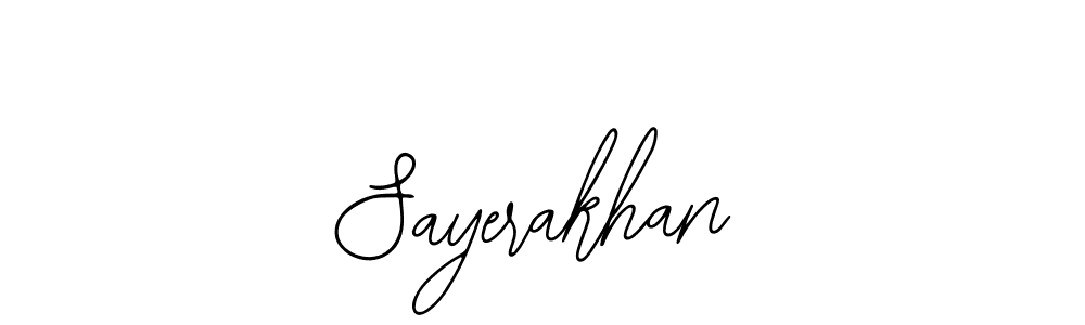 Bearetta-2O07w is a professional signature style that is perfect for those who want to add a touch of class to their signature. It is also a great choice for those who want to make their signature more unique. Get Sayerakhan name to fancy signature for free. Sayerakhan signature style 12 images and pictures png