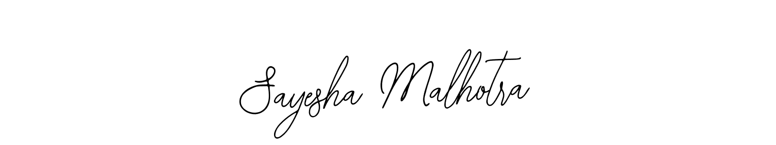 Make a beautiful signature design for name Sayesha Malhotra. Use this online signature maker to create a handwritten signature for free. Sayesha Malhotra signature style 12 images and pictures png