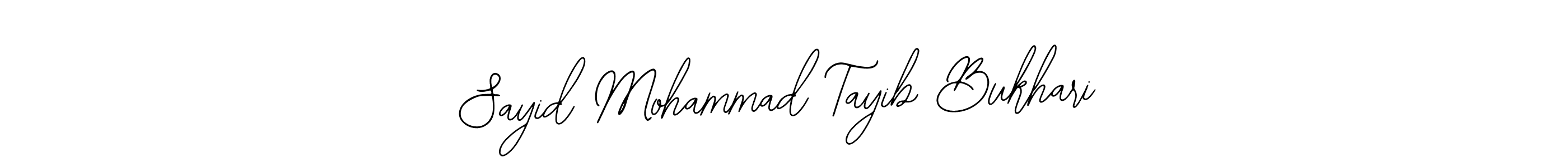 Use a signature maker to create a handwritten signature online. With this signature software, you can design (Bearetta-2O07w) your own signature for name Sayid Mohammad Tayib Bukhari. Sayid Mohammad Tayib Bukhari signature style 12 images and pictures png