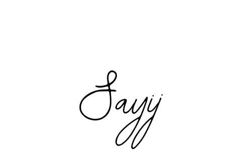 Design your own signature with our free online signature maker. With this signature software, you can create a handwritten (Bearetta-2O07w) signature for name Sayij. Sayij signature style 12 images and pictures png