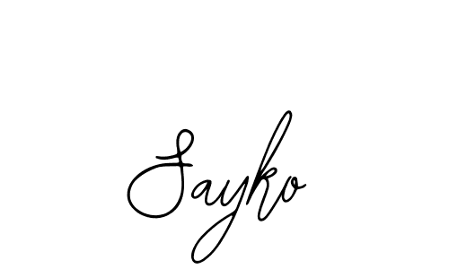 Also we have Sayko name is the best signature style. Create professional handwritten signature collection using Bearetta-2O07w autograph style. Sayko signature style 12 images and pictures png