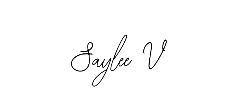 Saylee V stylish signature style. Best Handwritten Sign (Bearetta-2O07w) for my name. Handwritten Signature Collection Ideas for my name Saylee V. Saylee V signature style 12 images and pictures png
