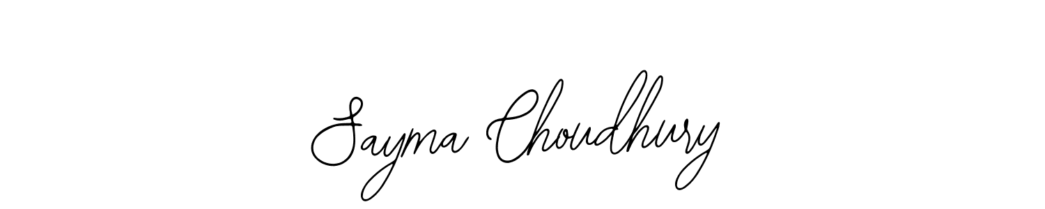 Bearetta-2O07w is a professional signature style that is perfect for those who want to add a touch of class to their signature. It is also a great choice for those who want to make their signature more unique. Get Sayma Choudhury name to fancy signature for free. Sayma Choudhury signature style 12 images and pictures png