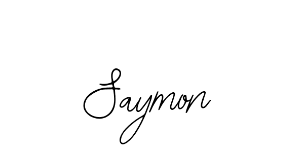 Here are the top 10 professional signature styles for the name Saymon. These are the best autograph styles you can use for your name. Saymon signature style 12 images and pictures png