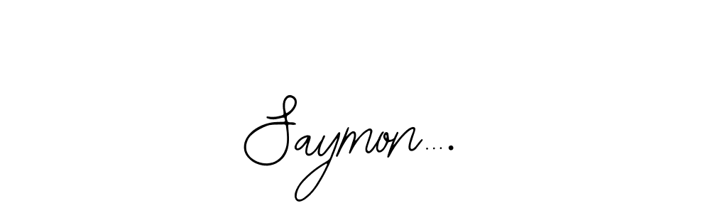 Saymon…. stylish signature style. Best Handwritten Sign (Bearetta-2O07w) for my name. Handwritten Signature Collection Ideas for my name Saymon….. Saymon…. signature style 12 images and pictures png