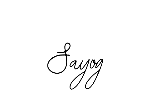 The best way (Bearetta-2O07w) to make a short signature is to pick only two or three words in your name. The name Sayog include a total of six letters. For converting this name. Sayog signature style 12 images and pictures png