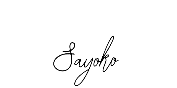 Also You can easily find your signature by using the search form. We will create Sayoko name handwritten signature images for you free of cost using Bearetta-2O07w sign style. Sayoko signature style 12 images and pictures png
