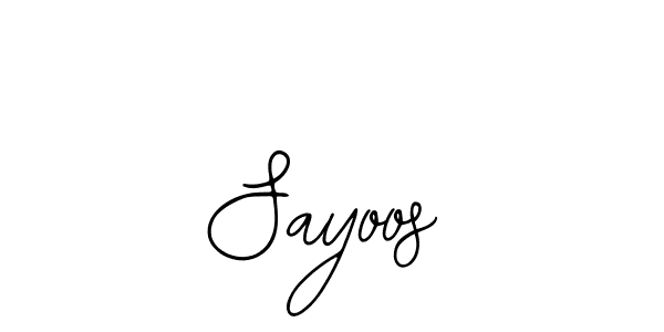 Make a beautiful signature design for name Sayoos. With this signature (Bearetta-2O07w) style, you can create a handwritten signature for free. Sayoos signature style 12 images and pictures png