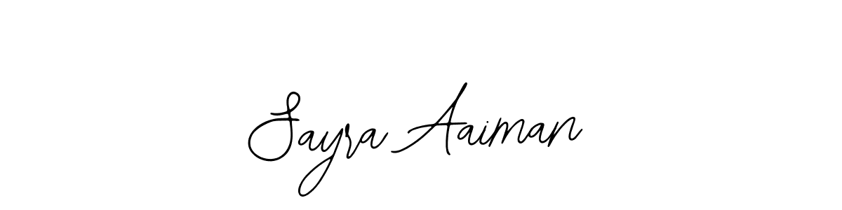 This is the best signature style for the Sayra Aaiman name. Also you like these signature font (Bearetta-2O07w). Mix name signature. Sayra Aaiman signature style 12 images and pictures png