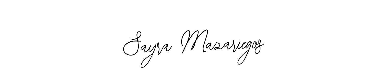 Create a beautiful signature design for name Sayra Mazariegos. With this signature (Bearetta-2O07w) fonts, you can make a handwritten signature for free. Sayra Mazariegos signature style 12 images and pictures png