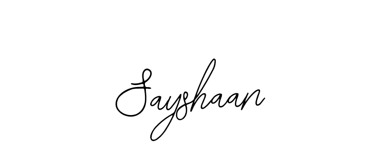 The best way (Bearetta-2O07w) to make a short signature is to pick only two or three words in your name. The name Sayshaan include a total of six letters. For converting this name. Sayshaan signature style 12 images and pictures png