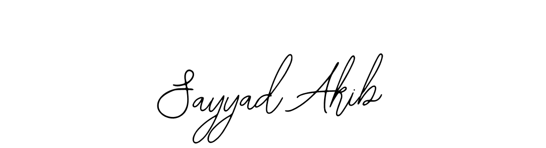 Bearetta-2O07w is a professional signature style that is perfect for those who want to add a touch of class to their signature. It is also a great choice for those who want to make their signature more unique. Get Sayyad Akib name to fancy signature for free. Sayyad Akib signature style 12 images and pictures png