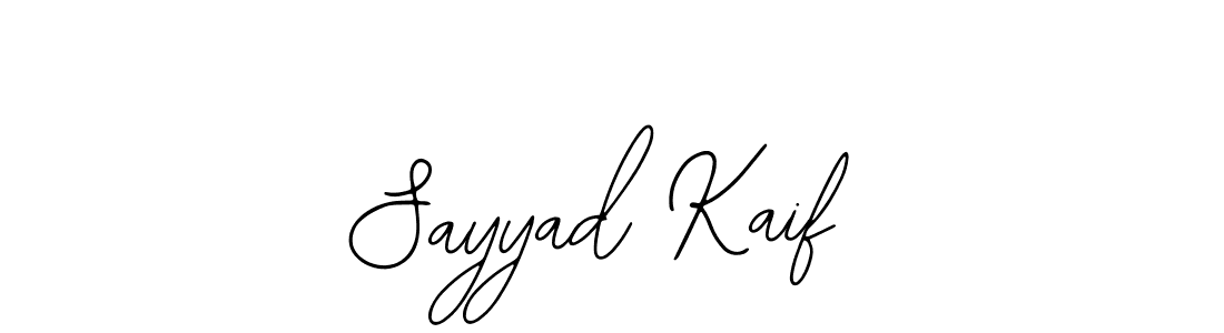 if you are searching for the best signature style for your name Sayyad Kaif. so please give up your signature search. here we have designed multiple signature styles  using Bearetta-2O07w. Sayyad Kaif signature style 12 images and pictures png