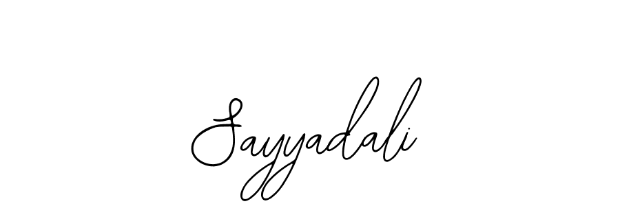 Bearetta-2O07w is a professional signature style that is perfect for those who want to add a touch of class to their signature. It is also a great choice for those who want to make their signature more unique. Get Sayyadali name to fancy signature for free. Sayyadali signature style 12 images and pictures png