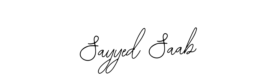 It looks lik you need a new signature style for name Sayyed Saab. Design unique handwritten (Bearetta-2O07w) signature with our free signature maker in just a few clicks. Sayyed Saab signature style 12 images and pictures png