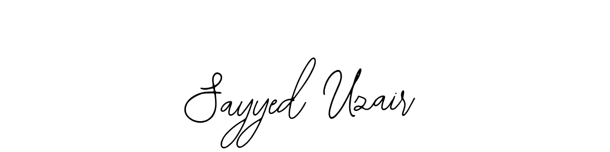 Use a signature maker to create a handwritten signature online. With this signature software, you can design (Bearetta-2O07w) your own signature for name Sayyed Uzair. Sayyed Uzair signature style 12 images and pictures png