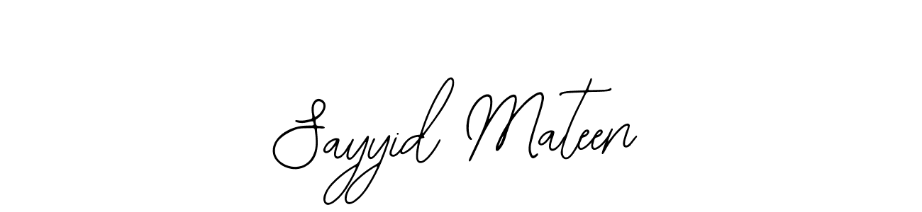 Make a beautiful signature design for name Sayyid Mateen. With this signature (Bearetta-2O07w) style, you can create a handwritten signature for free. Sayyid Mateen signature style 12 images and pictures png