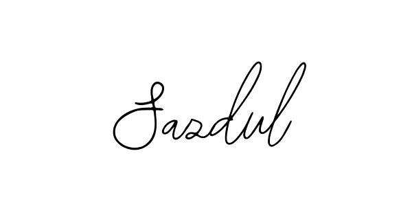 The best way (Bearetta-2O07w) to make a short signature is to pick only two or three words in your name. The name Sazdul include a total of six letters. For converting this name. Sazdul signature style 12 images and pictures png