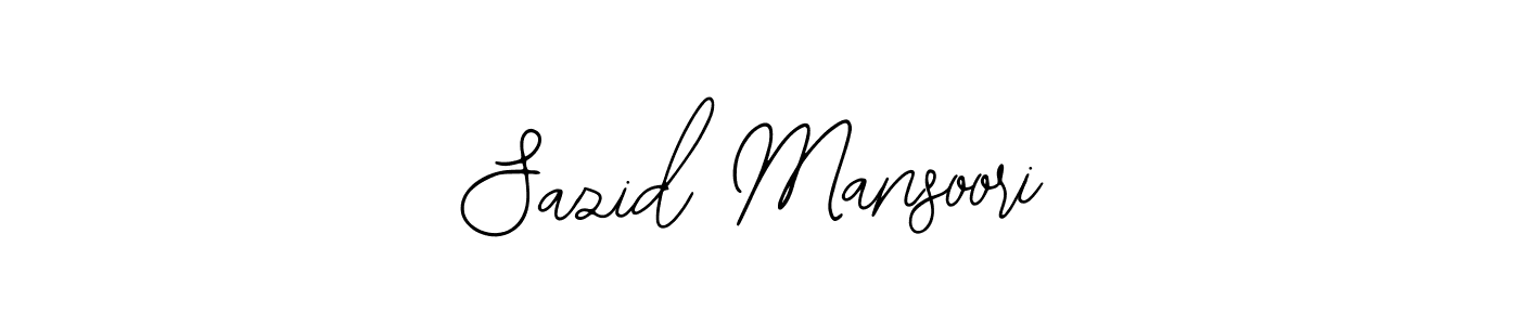 Sazid Mansoori stylish signature style. Best Handwritten Sign (Bearetta-2O07w) for my name. Handwritten Signature Collection Ideas for my name Sazid Mansoori. Sazid Mansoori signature style 12 images and pictures png