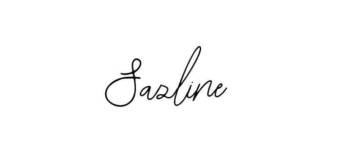 Create a beautiful signature design for name Sazline. With this signature (Bearetta-2O07w) fonts, you can make a handwritten signature for free. Sazline signature style 12 images and pictures png