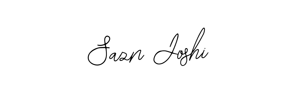 if you are searching for the best signature style for your name Sazn Joshi. so please give up your signature search. here we have designed multiple signature styles  using Bearetta-2O07w. Sazn Joshi signature style 12 images and pictures png