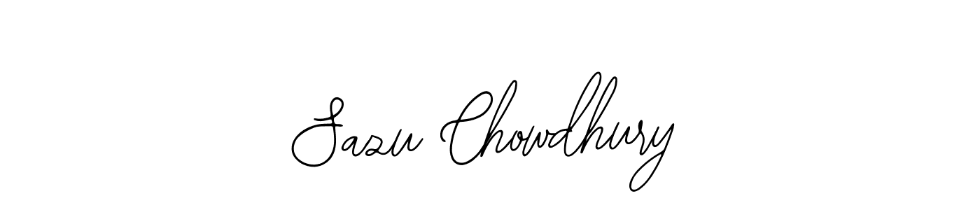 Also You can easily find your signature by using the search form. We will create Sazu Chowdhury name handwritten signature images for you free of cost using Bearetta-2O07w sign style. Sazu Chowdhury signature style 12 images and pictures png