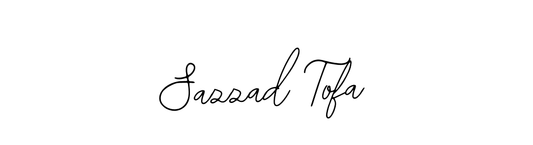 How to make Sazzad Tofa name signature. Use Bearetta-2O07w style for creating short signs online. This is the latest handwritten sign. Sazzad Tofa signature style 12 images and pictures png