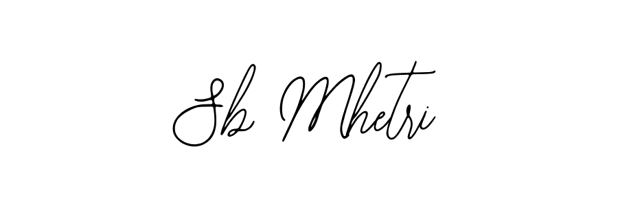 The best way (Bearetta-2O07w) to make a short signature is to pick only two or three words in your name. The name Sb Mhetri include a total of six letters. For converting this name. Sb Mhetri signature style 12 images and pictures png