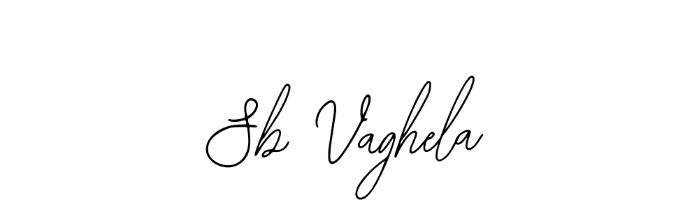 It looks lik you need a new signature style for name Sb Vaghela. Design unique handwritten (Bearetta-2O07w) signature with our free signature maker in just a few clicks. Sb Vaghela signature style 12 images and pictures png