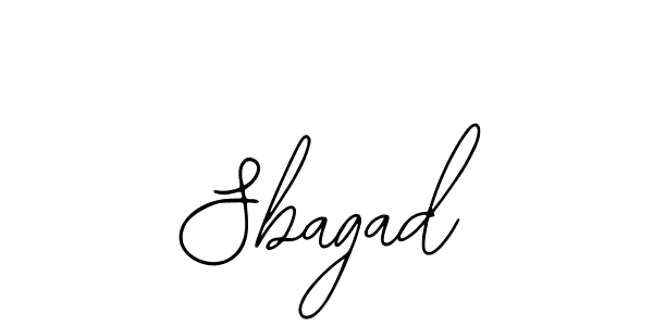 Create a beautiful signature design for name Sbagad. With this signature (Bearetta-2O07w) fonts, you can make a handwritten signature for free. Sbagad signature style 12 images and pictures png