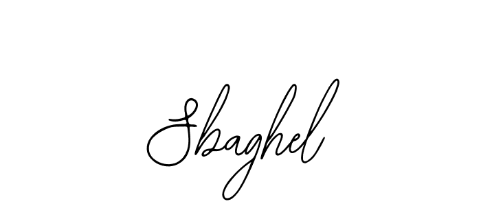 You should practise on your own different ways (Bearetta-2O07w) to write your name (Sbaghel) in signature. don't let someone else do it for you. Sbaghel signature style 12 images and pictures png
