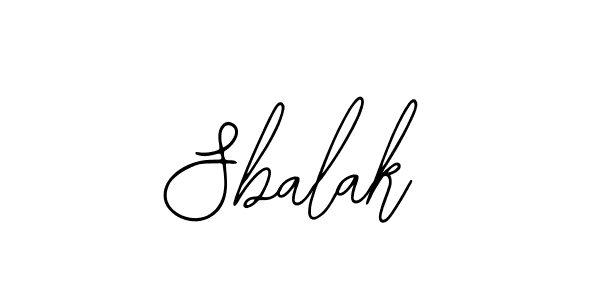 Use a signature maker to create a handwritten signature online. With this signature software, you can design (Bearetta-2O07w) your own signature for name Sbalak. Sbalak signature style 12 images and pictures png