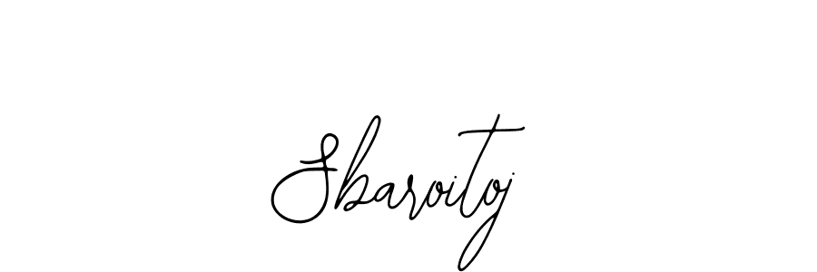 Use a signature maker to create a handwritten signature online. With this signature software, you can design (Bearetta-2O07w) your own signature for name Sbaroitoj. Sbaroitoj signature style 12 images and pictures png