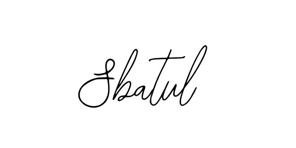 The best way (Bearetta-2O07w) to make a short signature is to pick only two or three words in your name. The name Sbatul include a total of six letters. For converting this name. Sbatul signature style 12 images and pictures png