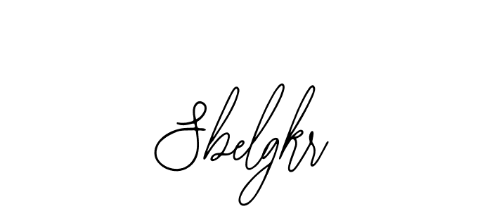 The best way (Bearetta-2O07w) to make a short signature is to pick only two or three words in your name. The name Sbelgkr include a total of six letters. For converting this name. Sbelgkr signature style 12 images and pictures png