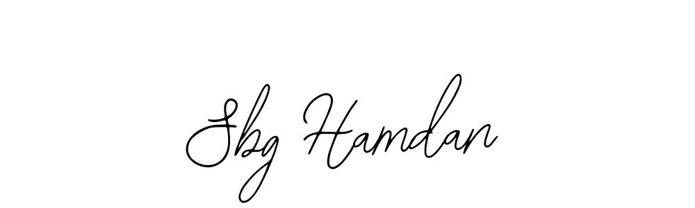 if you are searching for the best signature style for your name Sbg Hamdan. so please give up your signature search. here we have designed multiple signature styles  using Bearetta-2O07w. Sbg Hamdan signature style 12 images and pictures png