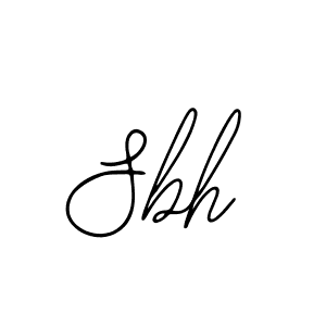 You should practise on your own different ways (Bearetta-2O07w) to write your name (Sbh) in signature. don't let someone else do it for you. Sbh signature style 12 images and pictures png