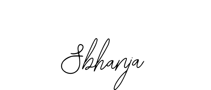 How to make Sbhanja name signature. Use Bearetta-2O07w style for creating short signs online. This is the latest handwritten sign. Sbhanja signature style 12 images and pictures png