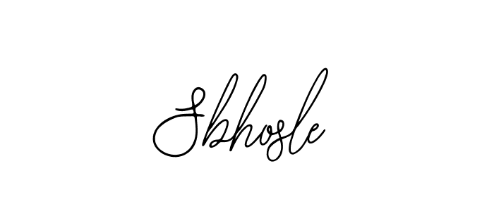 How to make Sbhosle signature? Bearetta-2O07w is a professional autograph style. Create handwritten signature for Sbhosle name. Sbhosle signature style 12 images and pictures png