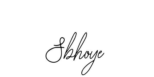 How to make Sbhoye signature? Bearetta-2O07w is a professional autograph style. Create handwritten signature for Sbhoye name. Sbhoye signature style 12 images and pictures png