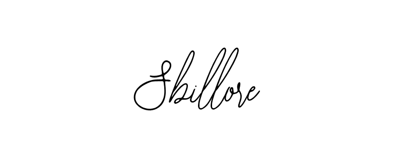 Use a signature maker to create a handwritten signature online. With this signature software, you can design (Bearetta-2O07w) your own signature for name Sbillore. Sbillore signature style 12 images and pictures png