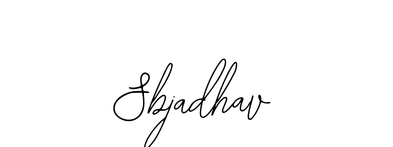 Use a signature maker to create a handwritten signature online. With this signature software, you can design (Bearetta-2O07w) your own signature for name Sbjadhav. Sbjadhav signature style 12 images and pictures png