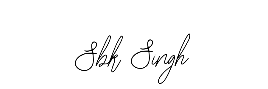 How to Draw Sbk Singh signature style? Bearetta-2O07w is a latest design signature styles for name Sbk Singh. Sbk Singh signature style 12 images and pictures png