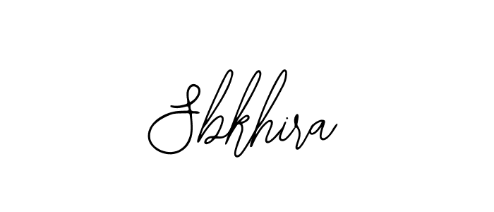 Make a beautiful signature design for name Sbkhira. With this signature (Bearetta-2O07w) style, you can create a handwritten signature for free. Sbkhira signature style 12 images and pictures png