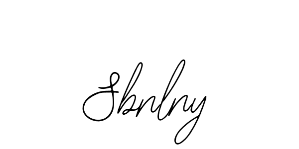 It looks lik you need a new signature style for name Sbnlny. Design unique handwritten (Bearetta-2O07w) signature with our free signature maker in just a few clicks. Sbnlny signature style 12 images and pictures png