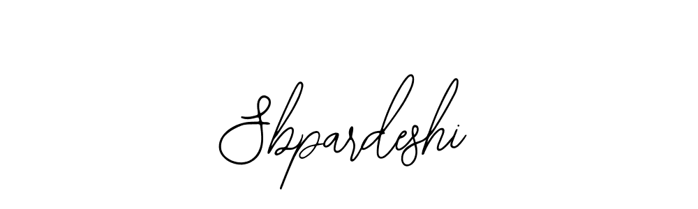 Design your own signature with our free online signature maker. With this signature software, you can create a handwritten (Bearetta-2O07w) signature for name Sbpardeshi. Sbpardeshi signature style 12 images and pictures png