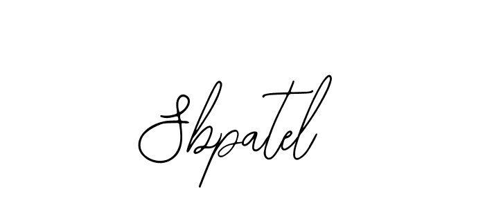 The best way (Bearetta-2O07w) to make a short signature is to pick only two or three words in your name. The name Sbpatel include a total of six letters. For converting this name. Sbpatel signature style 12 images and pictures png