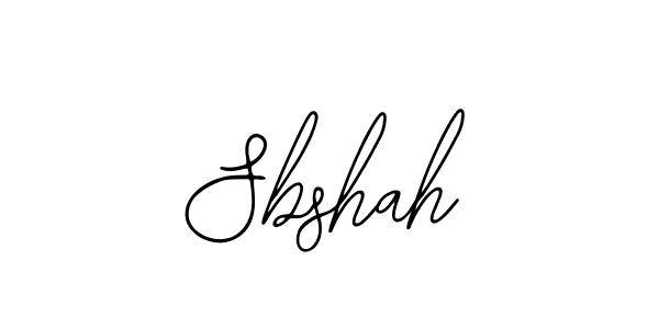 Design your own signature with our free online signature maker. With this signature software, you can create a handwritten (Bearetta-2O07w) signature for name Sbshah. Sbshah signature style 12 images and pictures png