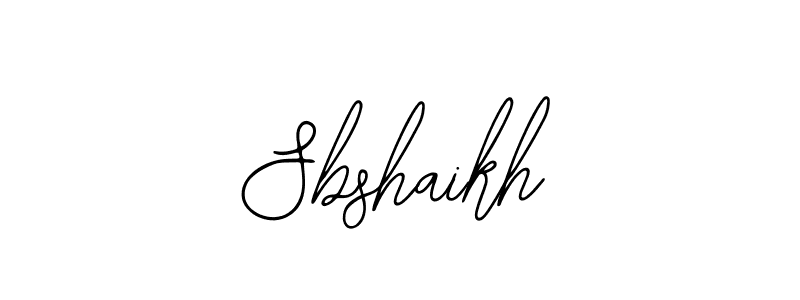 How to Draw Sbshaikh signature style? Bearetta-2O07w is a latest design signature styles for name Sbshaikh. Sbshaikh signature style 12 images and pictures png