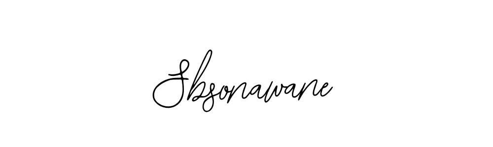 Create a beautiful signature design for name Sbsonawane. With this signature (Bearetta-2O07w) fonts, you can make a handwritten signature for free. Sbsonawane signature style 12 images and pictures png